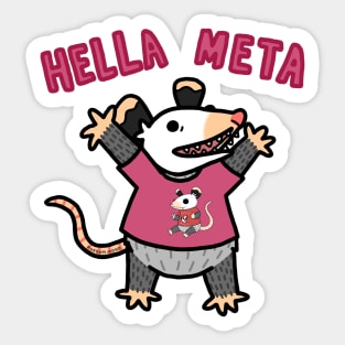 Hella Meta Sticker